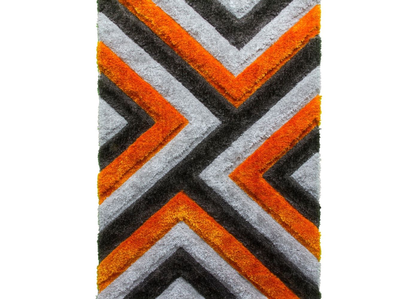 Luxus Cascade Orange Rug Range by Home Trends 