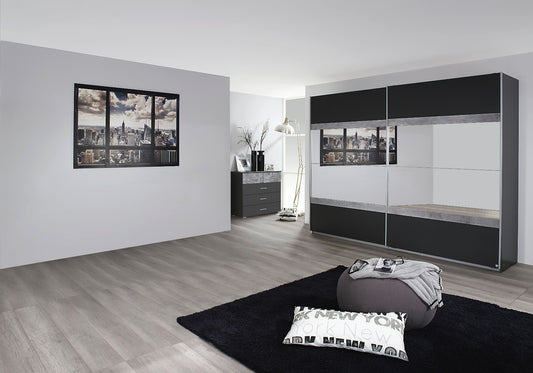 Penzberg 2-Door Sliding Wardrobe Range by Rauch