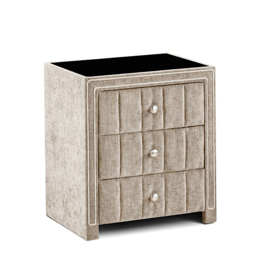 Amelia Beige Bedside