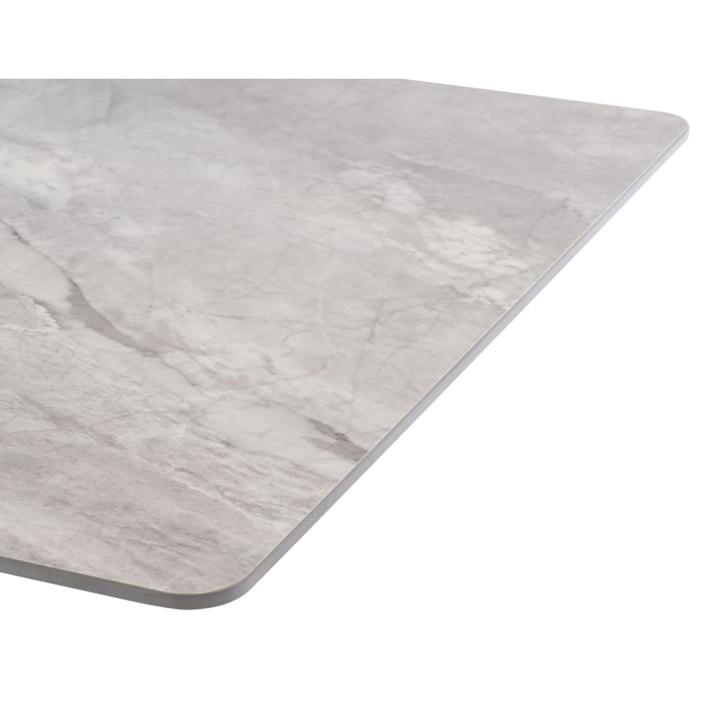 Gray marble-patterned surface on a white background