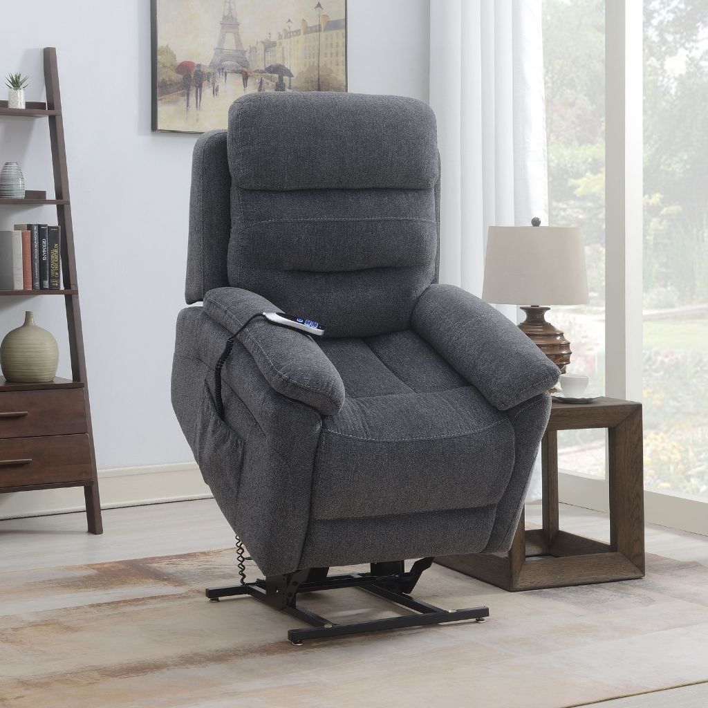 Arianna Dark Grey Lift and Rise Chair Tilted