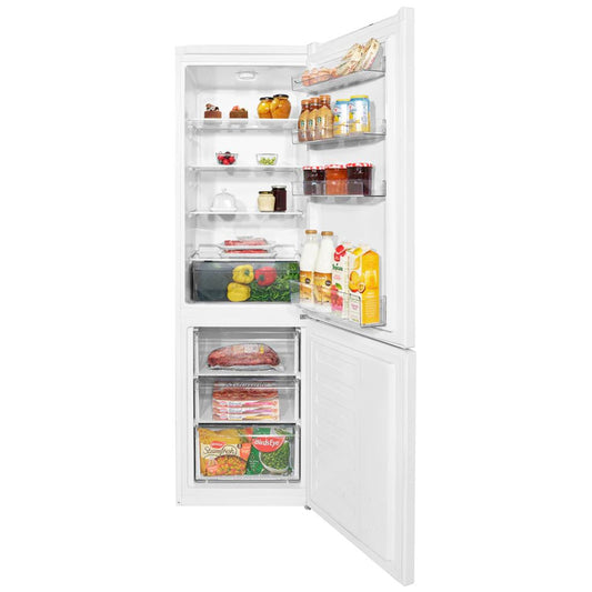 Beko White CSG4571W Fridge Freezer Open