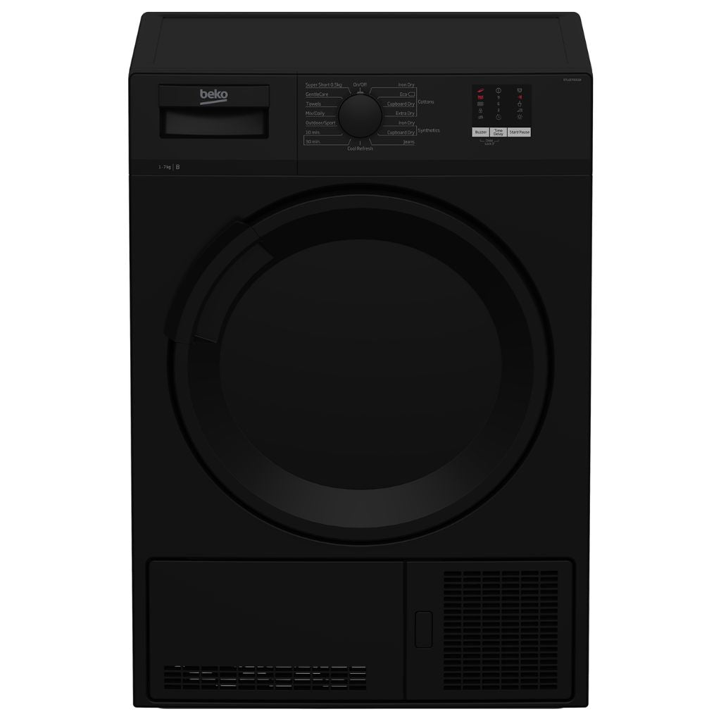 Beko Black DTLCE70051B 7kg Condenser Tumble Dryer