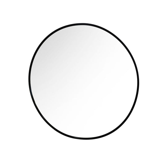 Modena Black Round 60cm Wall Mirror