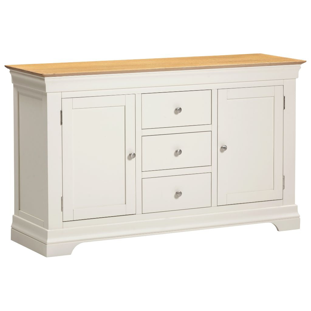 Bordeaux Ivory 2 Door 3 Drawer Sideboard