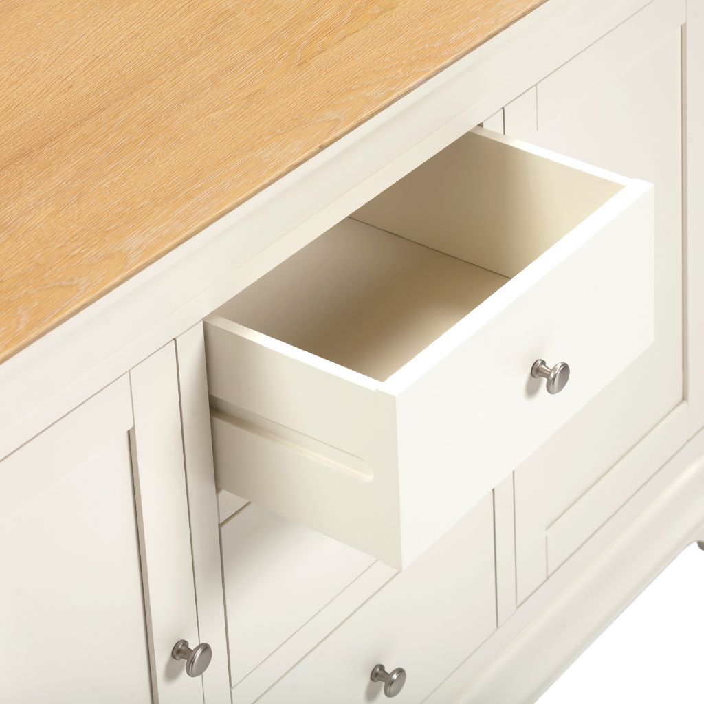 Bordeaux Ivory 2 Door 3 Drawer Sideboard Drawer