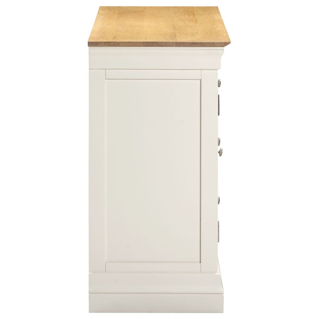 Bordeaux Ivory 2 Door 3 Drawer Sideboard Side