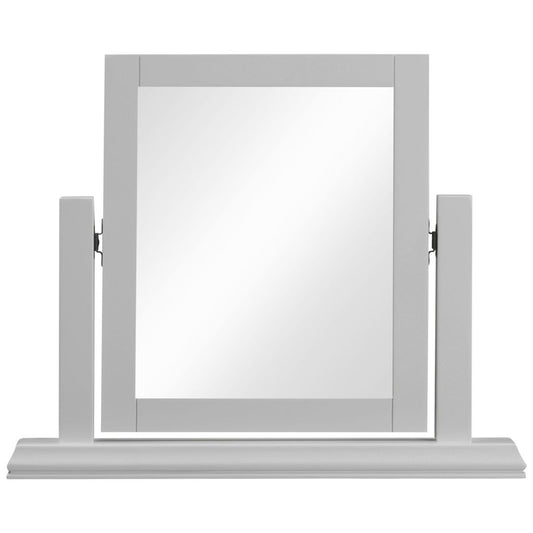 Bordeaux Pebble Grey Dressing Table Mirror by Wholesale