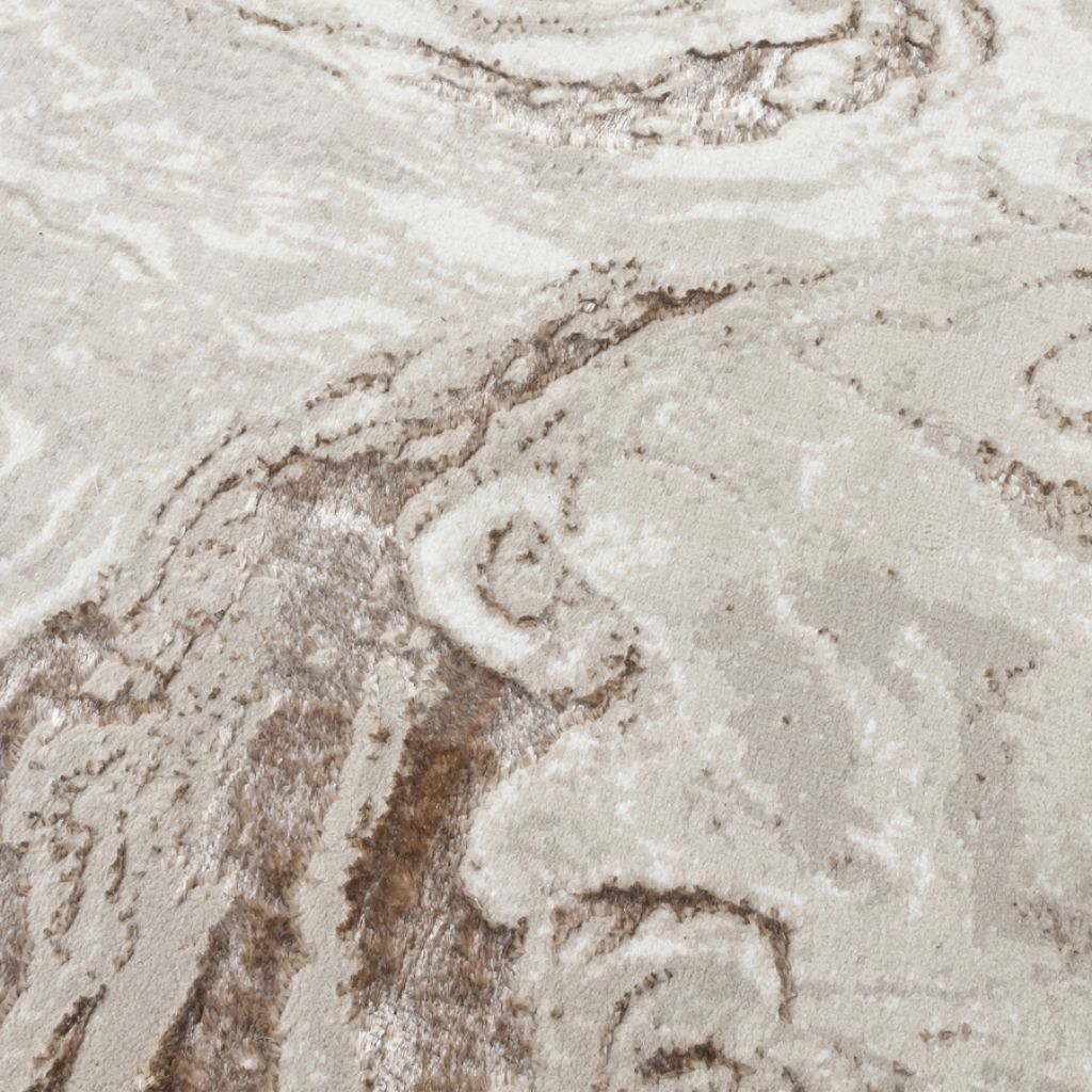 Close-up of a beige and brown marble pattern
