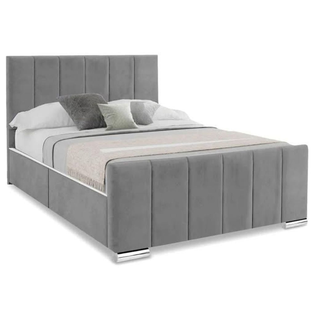 Brooke Bedframe Light Grey