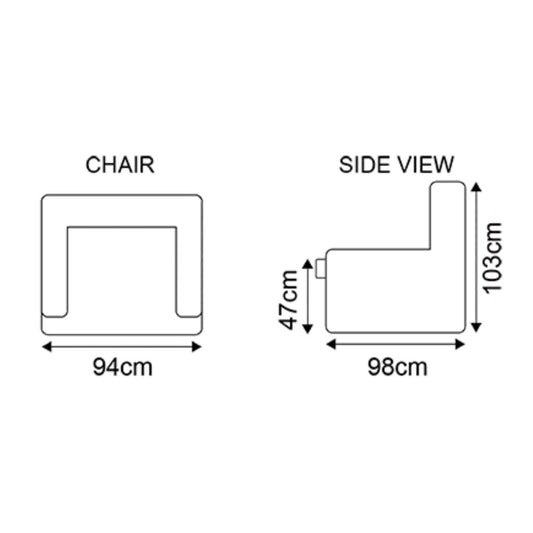 Cadiz Chair Dimensions