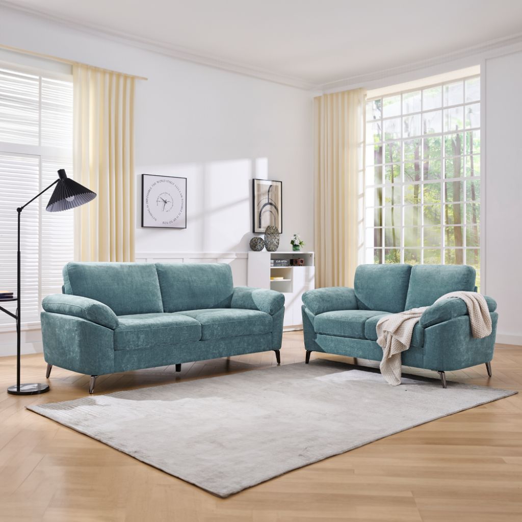 Camden Teal 3+2 Sofa Set