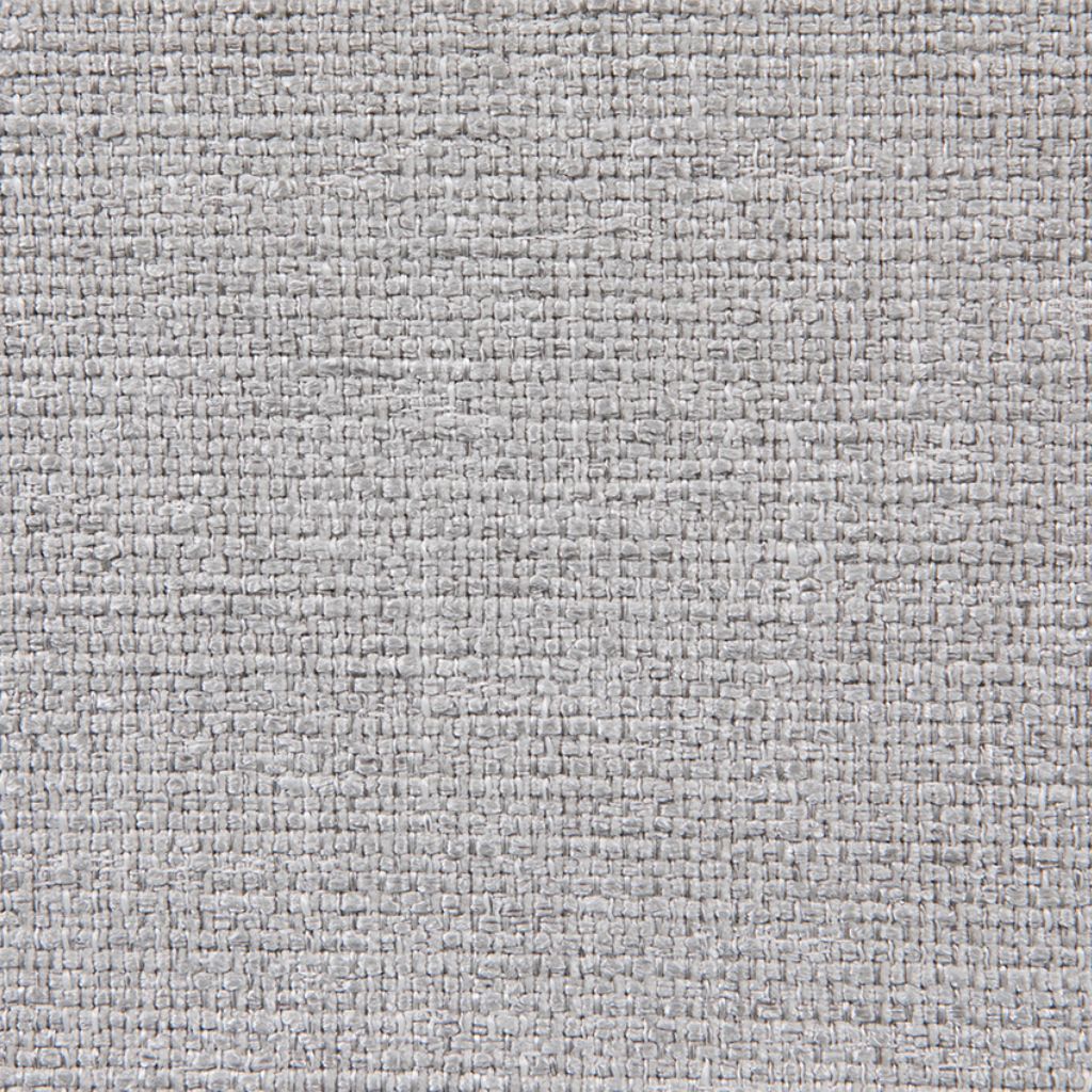 Close up showing the stunning linen like fabric used in shade light grey.