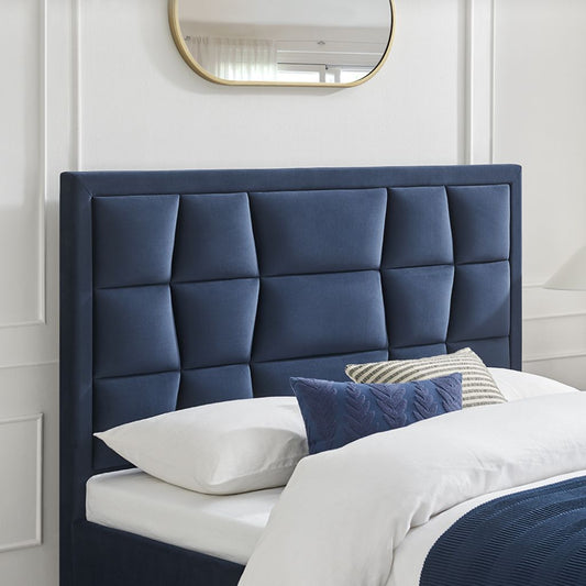 Carmen navy Blue Headboard