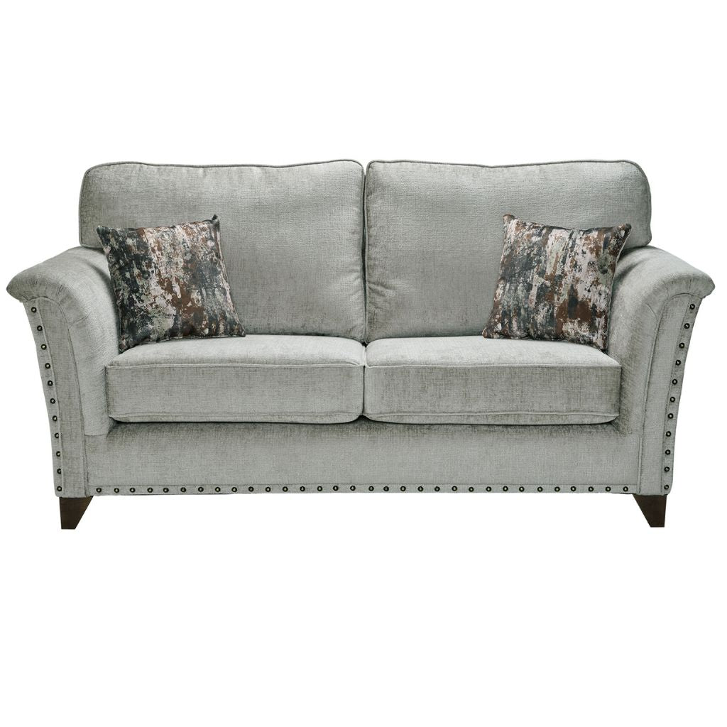 Carrington Crush Mink 2 Seater with Studs