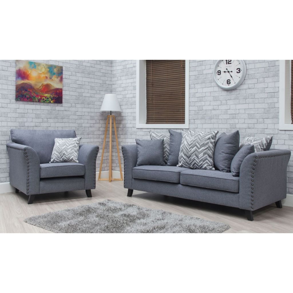 Cassia Steel Sofa