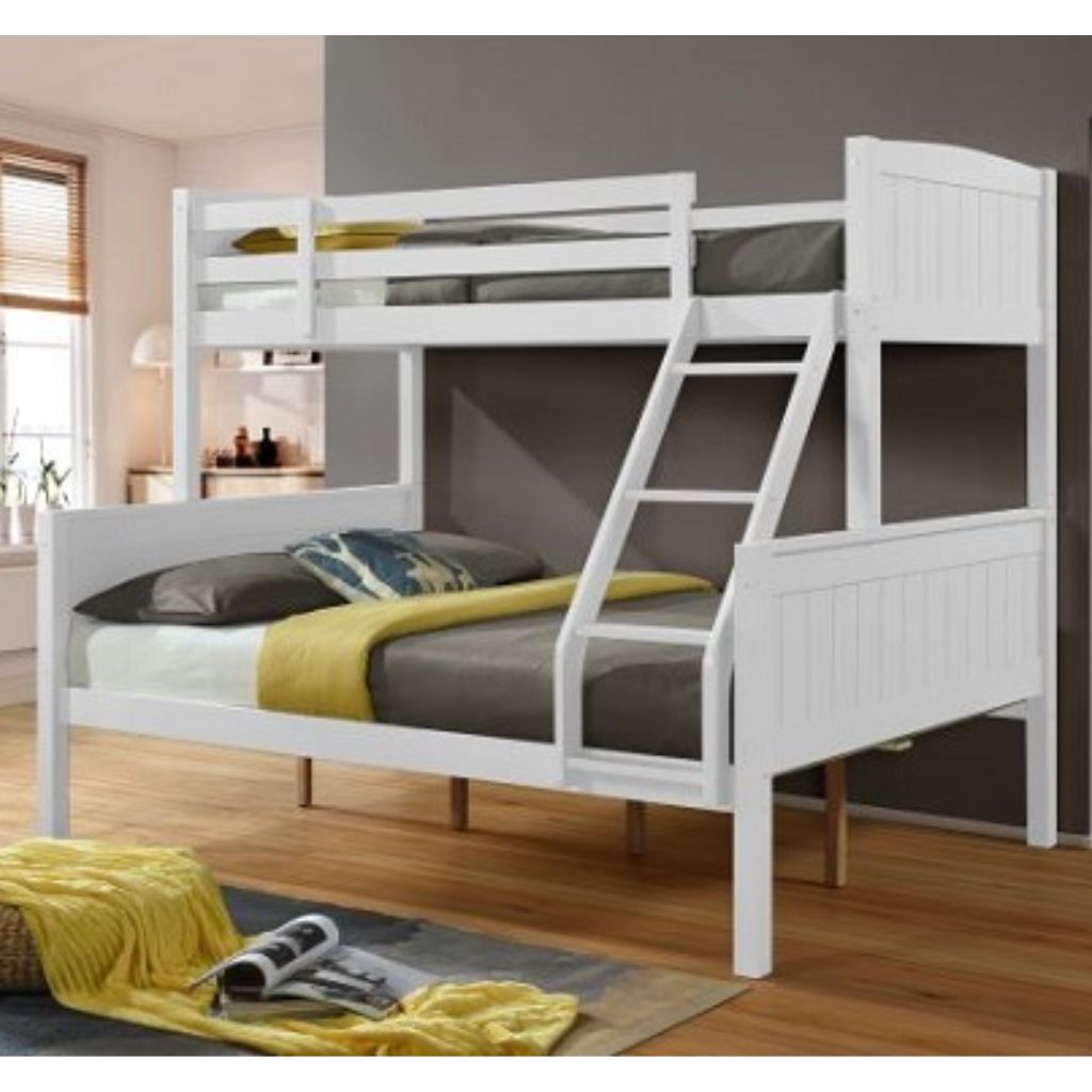 Cassie White Triple Sleeper Bunk Bed
