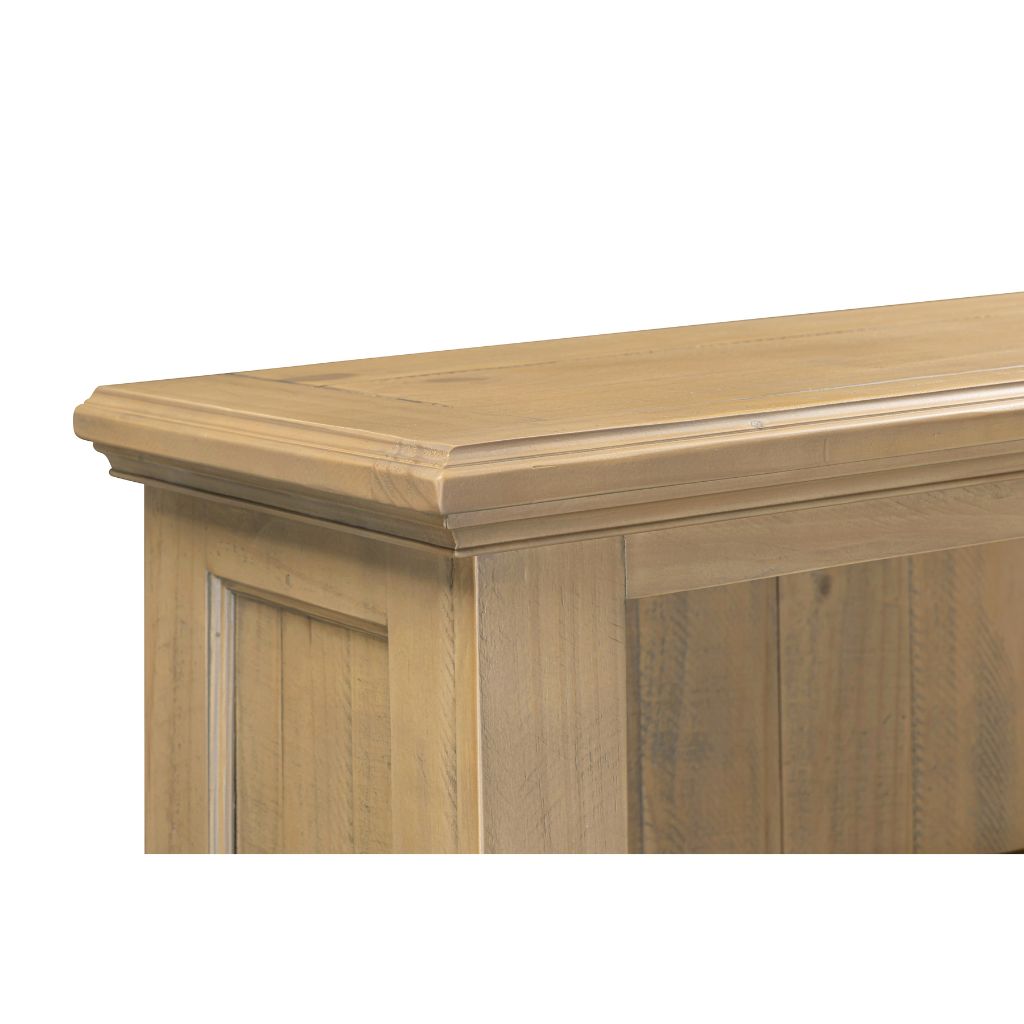 Close-up of a wooden piece with a white background