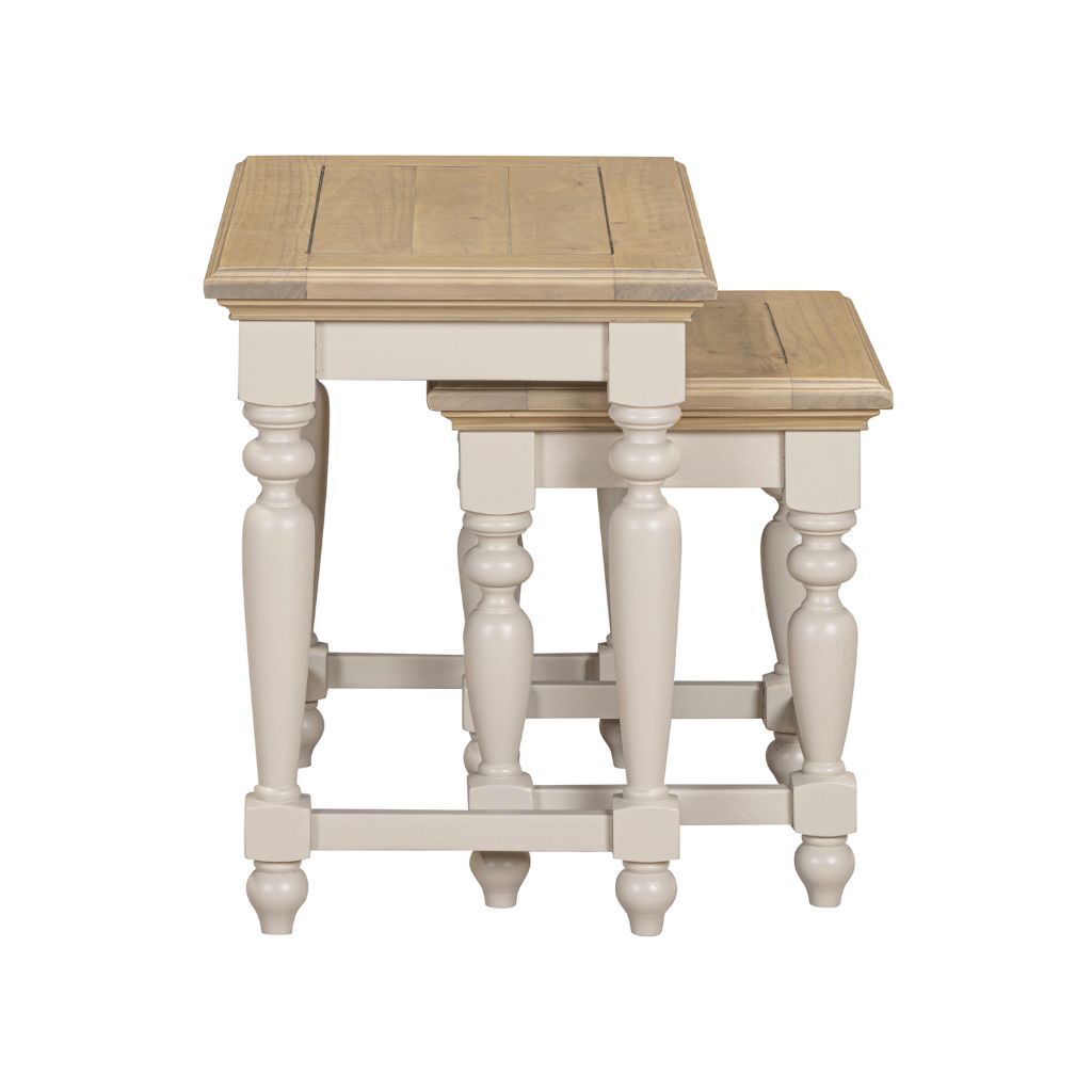 rustic and charming design with warm pine and charming grey