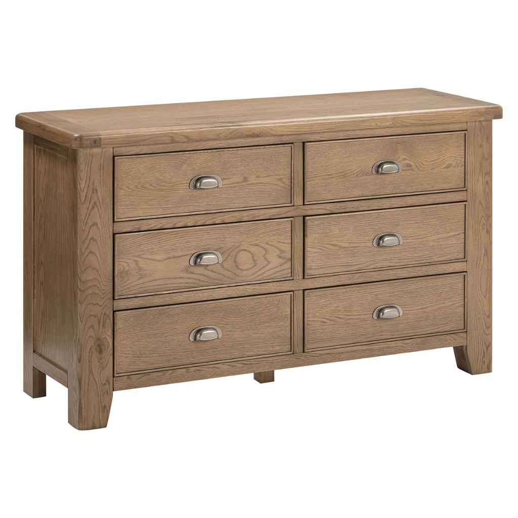 Chatsworth Oak 6 Drawer Chest