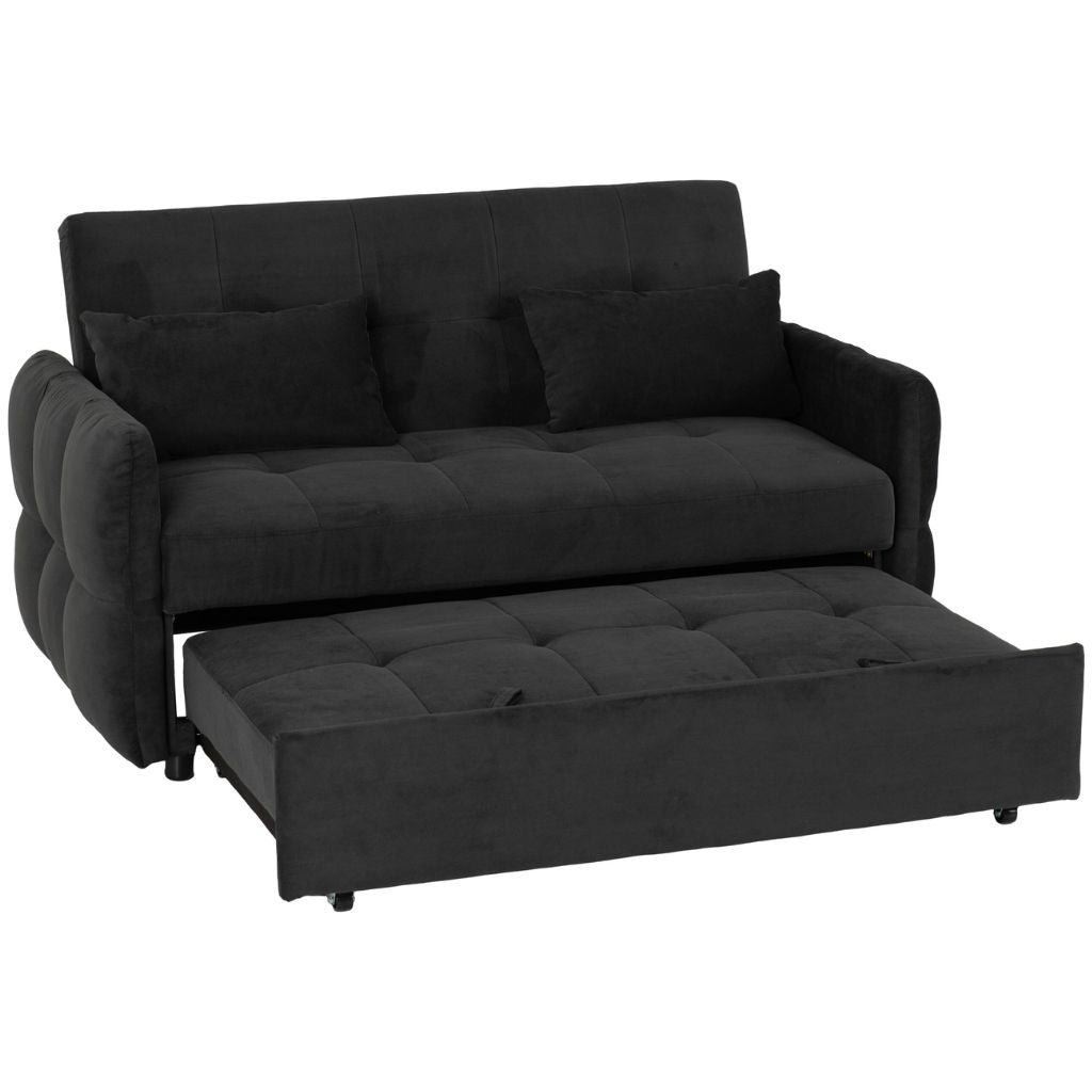 The Chelsea transforms in seconds from a sofa into a bed by pulling out the base