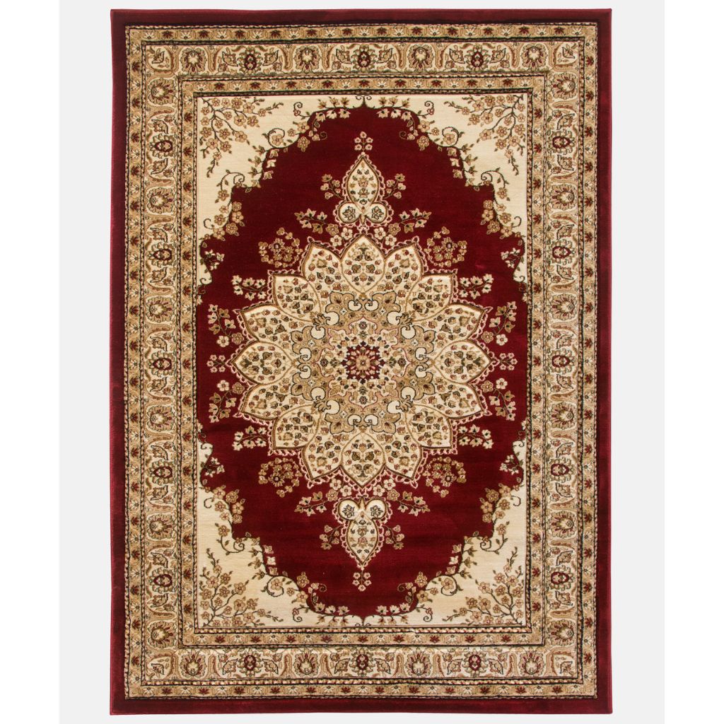 Classique Medallion Red Rug Range by Floor Trends