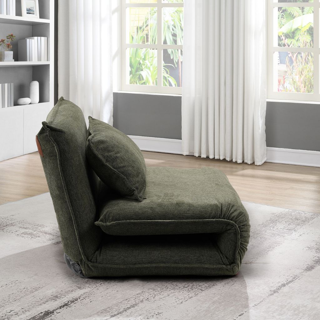 Corso Winter Moss Single Sofabed Side