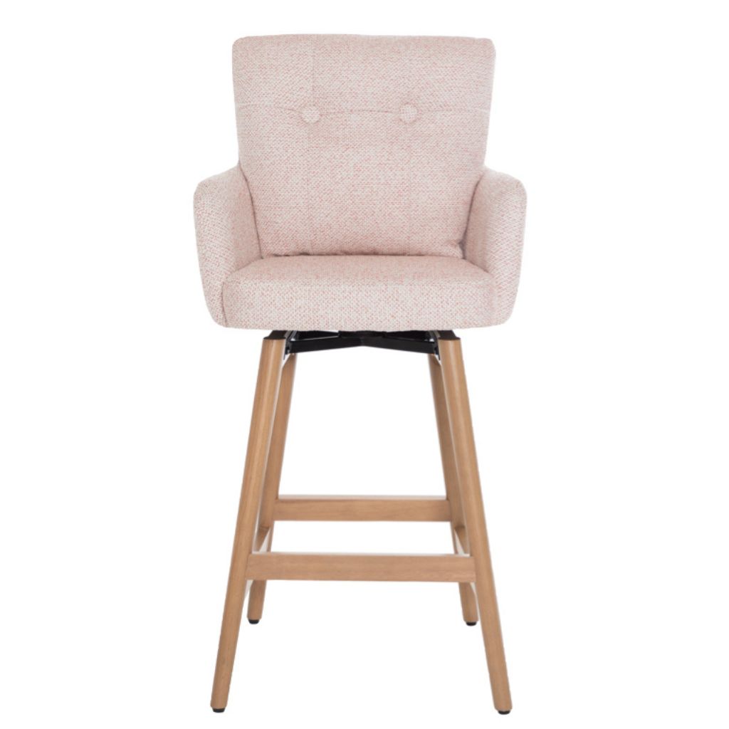 Cotswold Blush Pink Counter Stool