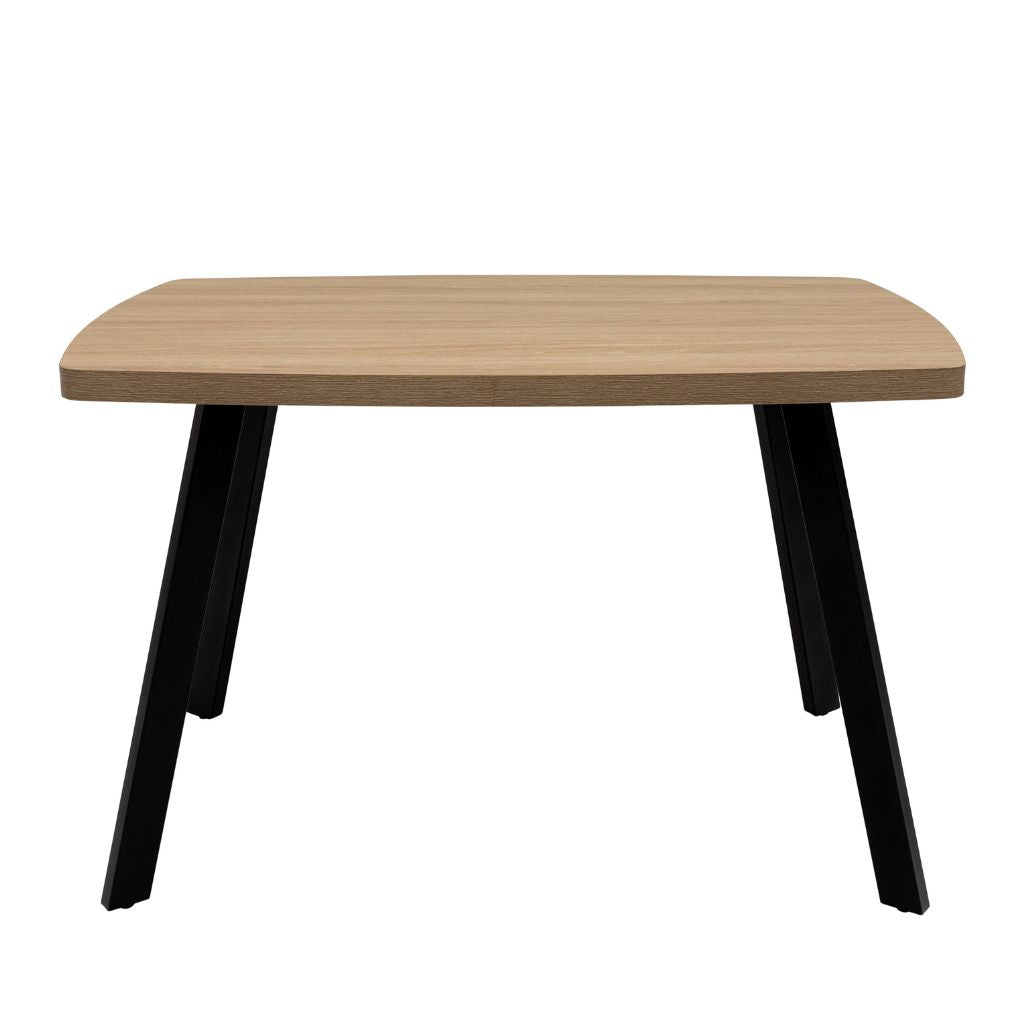 Delta 1.2m Oak Dining Table Front