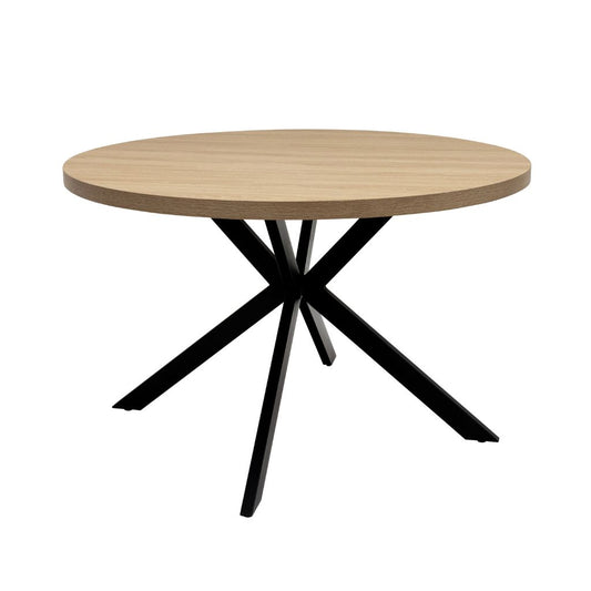 Delta 1.2m Round Oak Dining Table