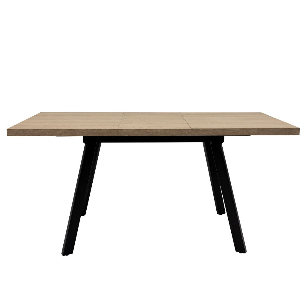 Delta 1.2m Extending Oak Dining Table Front