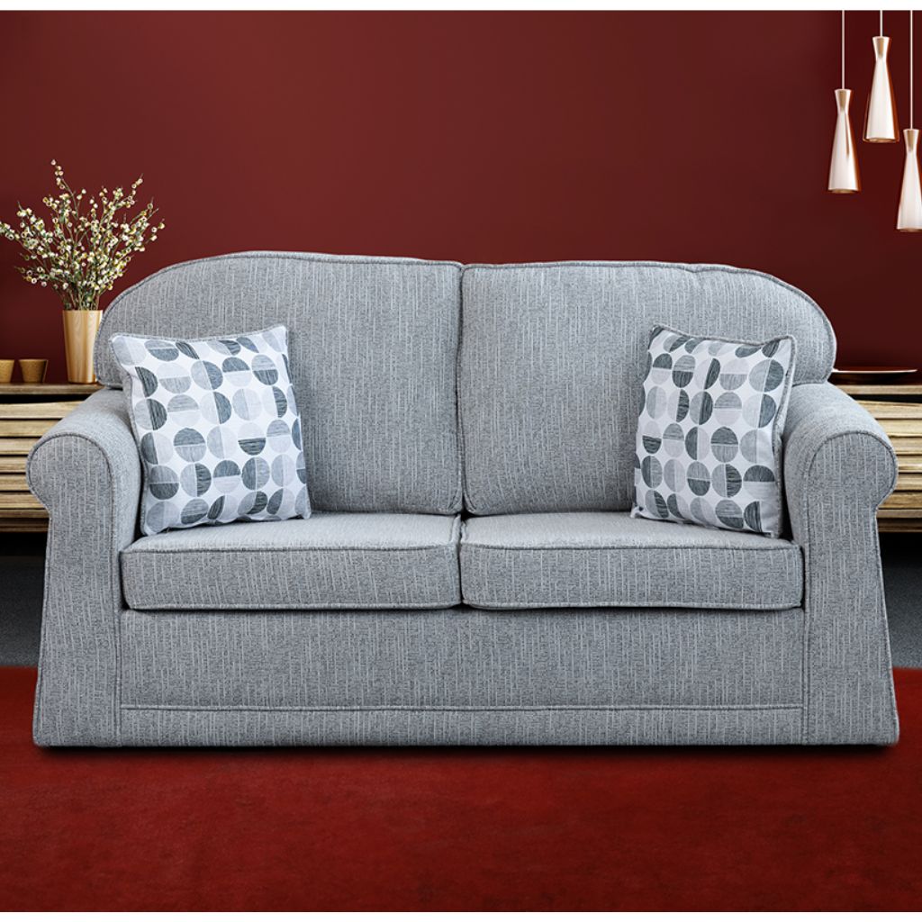 Detroit Empoli Silver 2-Seater Sofabed