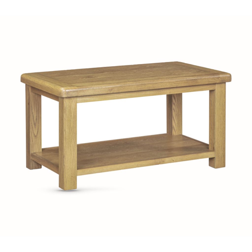 Dorchester Oak Coffee Table with Shelf