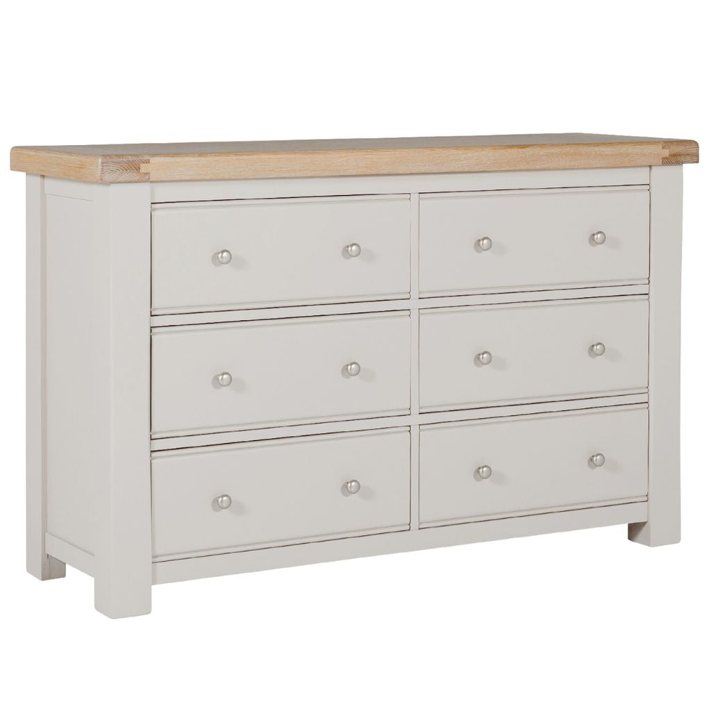 Doune Taupe 6 Drawer Chest