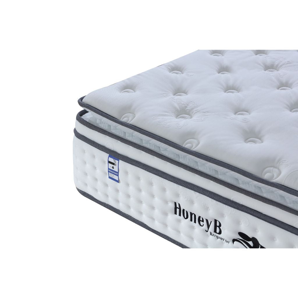 Emperor Mattress Honey B rolled and boxed