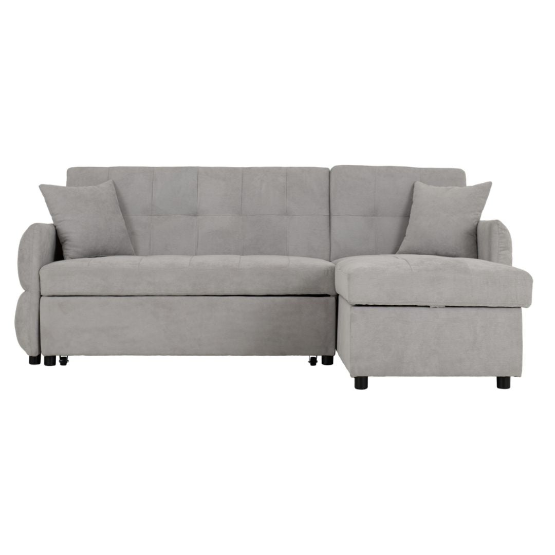 Grey Fabric Sofabed