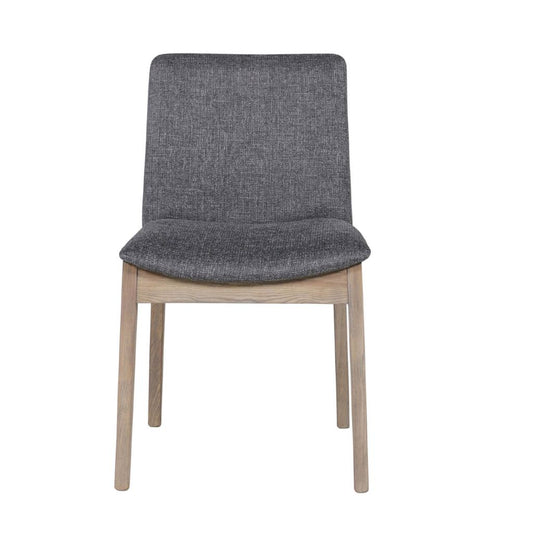 Pair of Falun Dark Grey Dining Chairs by Vida Living Front