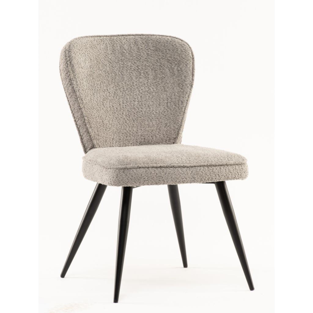 Flero Grey Fabric Dining Chair