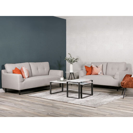 Hartley Light Grey 3+2 Sofa Set