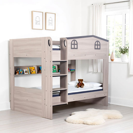 Hector Ash Grey 4ft (Small Double) Bunk Bed by Wholesale
