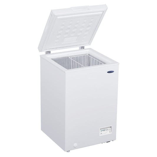 Iceking White CF100EW Chest Freezer Open