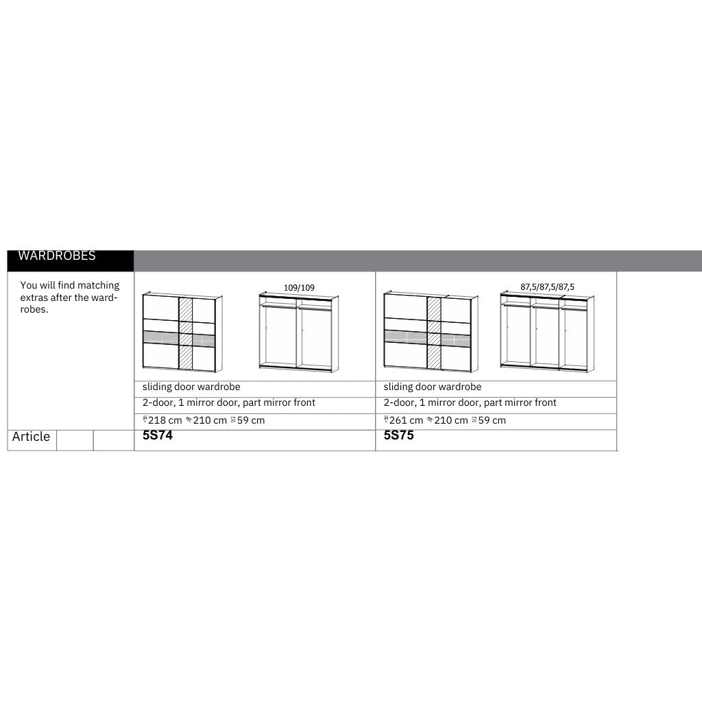 Korbach Wardrobe Dimensions