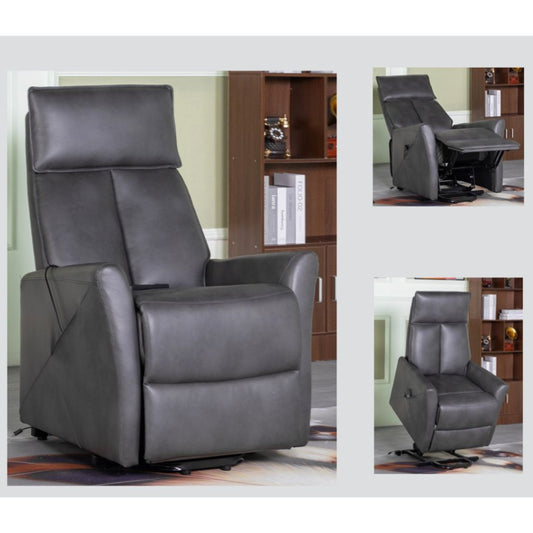 Lomond Grey Electric Lift and Tilt Recliner