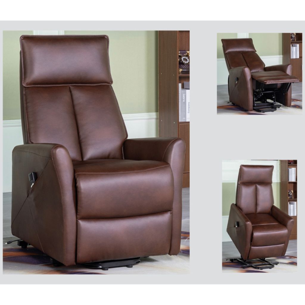 Lomond Tan Electric Lift and Tilt Recliner