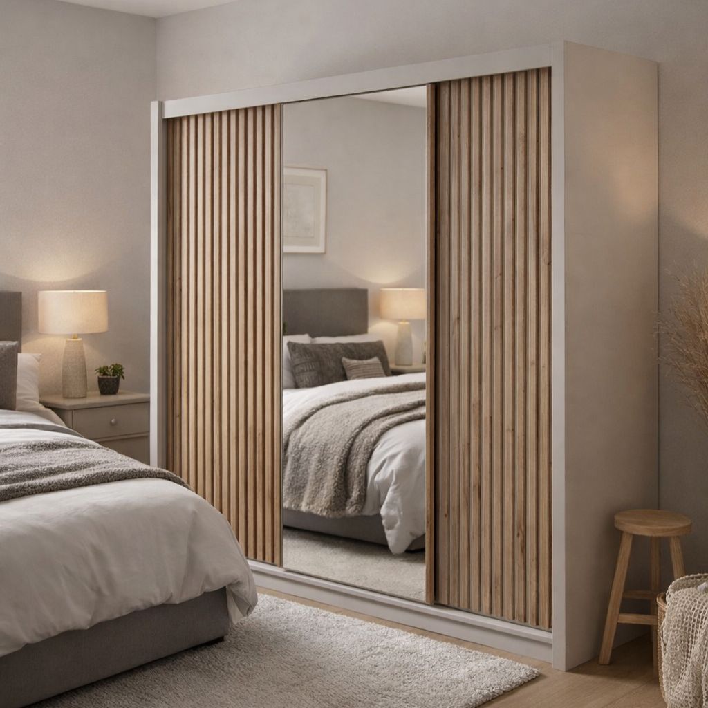 London 2.5m Cashmere Sliding Wardrobe