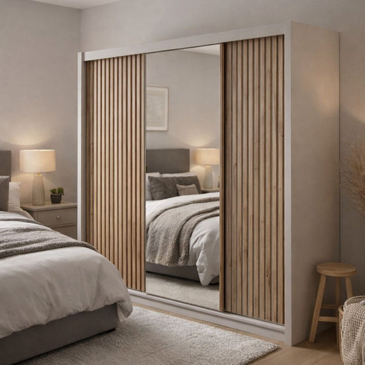 London 2.5m Cashmere Sliding Wardrobe