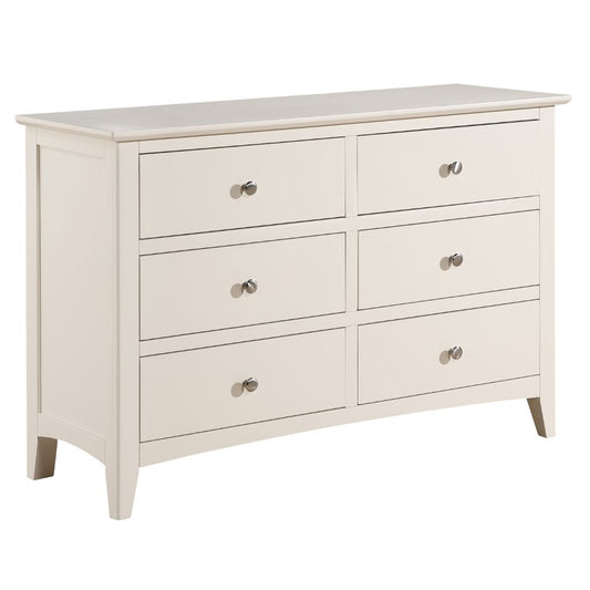 Luciana Ivory 6-Drawer Chest