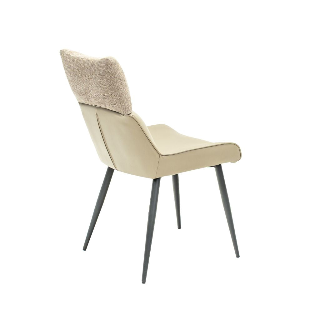Modern Dining chair with contrast backrest