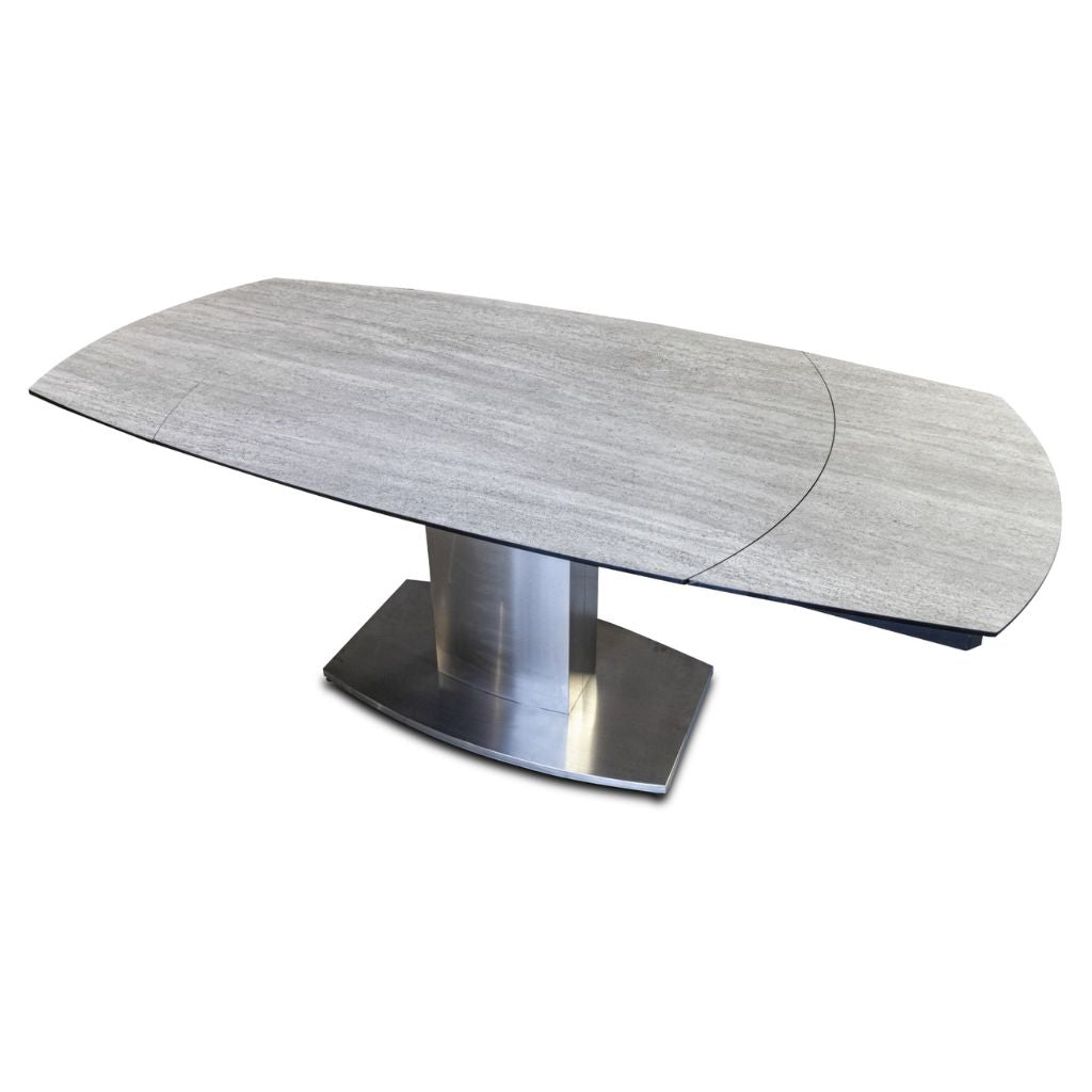 Magnum Smoke 1.2m Extending Dining Table Extended