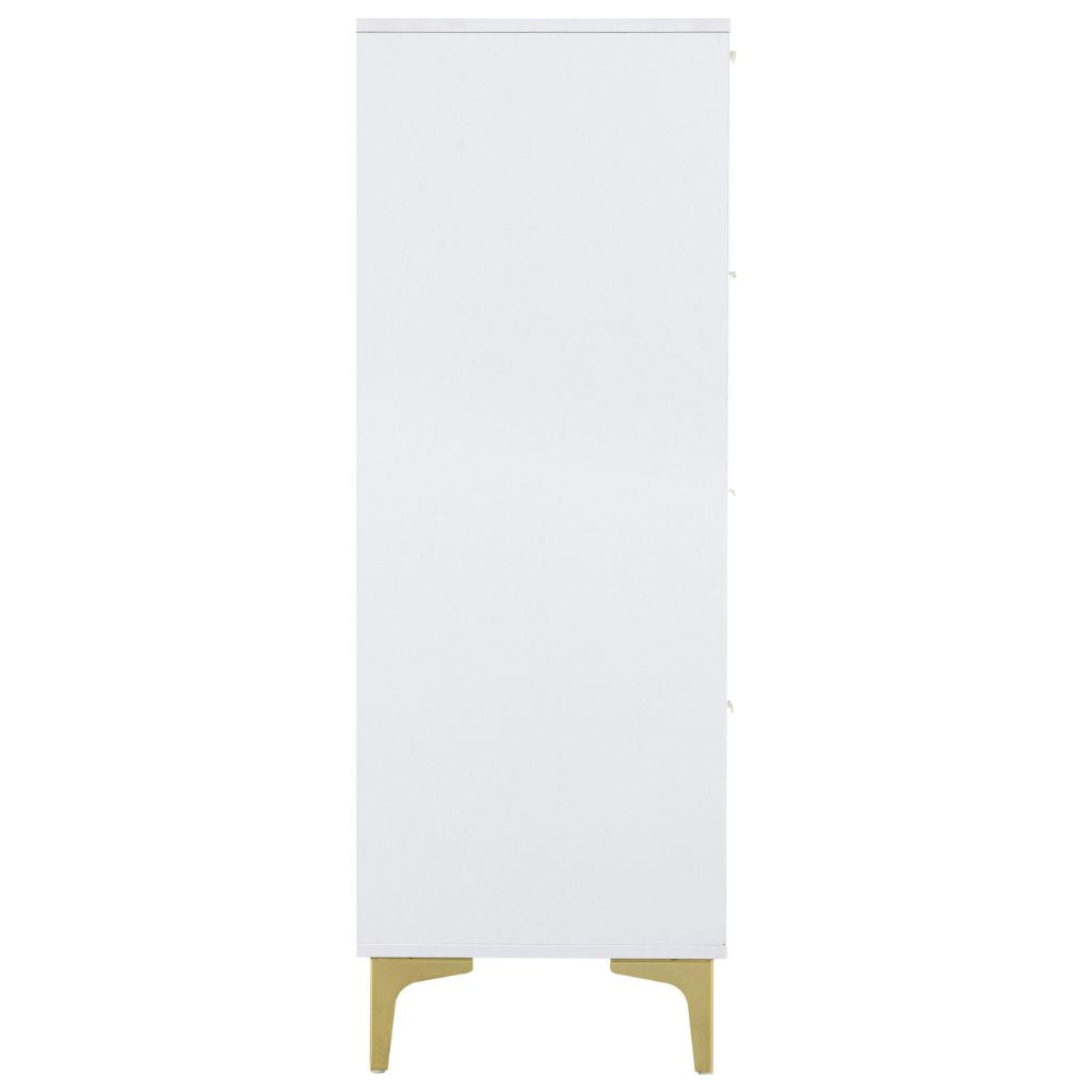 Miami White 3+2 Drawer Chest